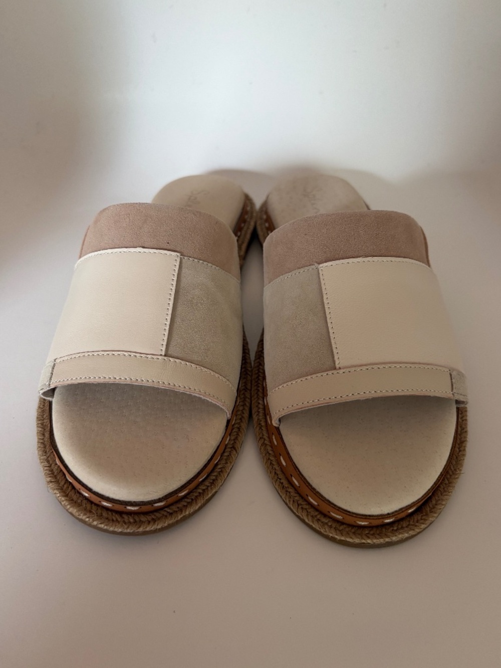 Splendid Calipso Sandal in Patchwork Shades of Tan - Size 7M (NWT)